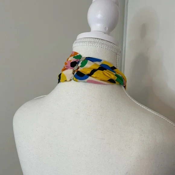 Zara Pop Art Printed Crop Halter Top S - Picture 7 of 15